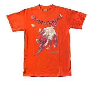 NWOT ONEITA 80s 90s single stitch tshirt southwestern souvenir glitter Arizona S